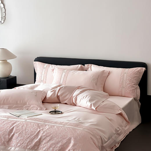 自然醒A类50支全棉刺绣四件套-黛西公主AN 商品图4