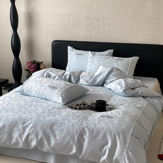 自然醒50支全棉提花四件套-晨露微光AN 商品图4