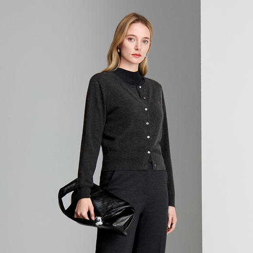 EITIE爱特爱精致时尚保暖羊毛针织衫8401102 商品图6