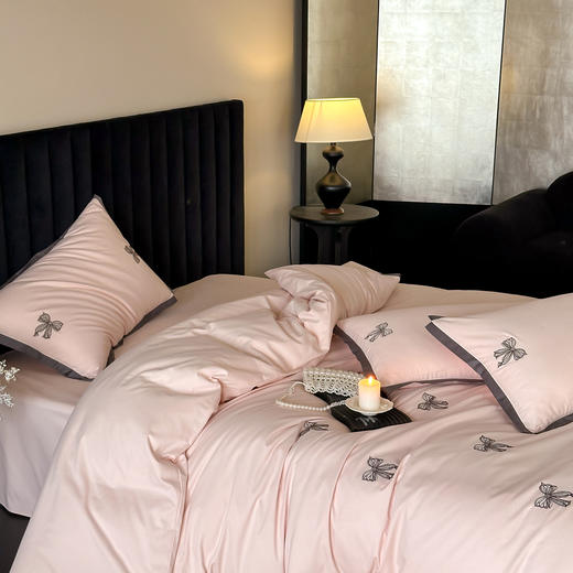 自然醒A类50支磨毛四件套-爱与蝶AN 商品图13