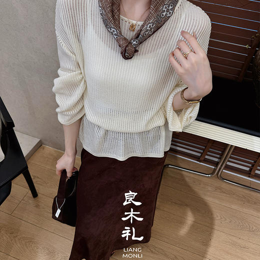 【预售7天】良木礼羊毛套衫（Q258284F） 商品图4