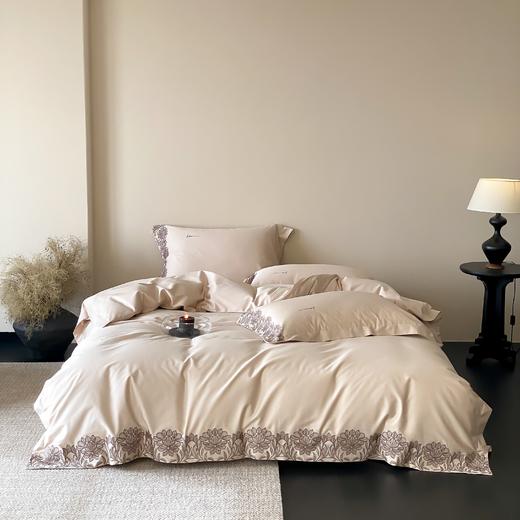 自然醒A类50支全棉刺绣四件套-简蔓AN 商品图7