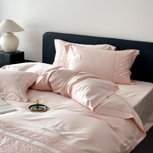 自然醒A类50支全棉刺绣四件套-黛西公主AN 商品图7