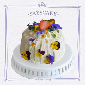 春语鲜果花篮戚风 Fresh fruits chiffon cake