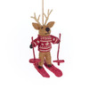 北京仓｜Felt So Good-Blitzen the Skiing Reindeer-滑雪麋鹿 布利岑 羊毛毡 挂件［英国设计师］ 商品缩略图0