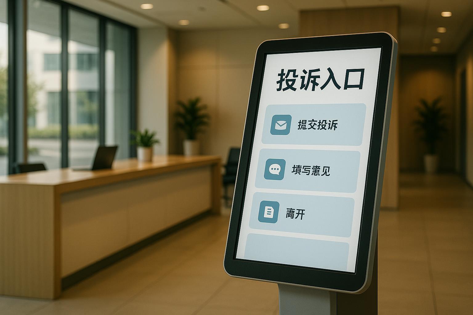 如何在企业微信创建自定义投诉入口？