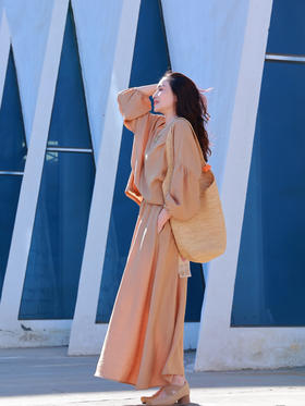 【线上专属】新中式上衣（25708405-玄黄-结缘款）