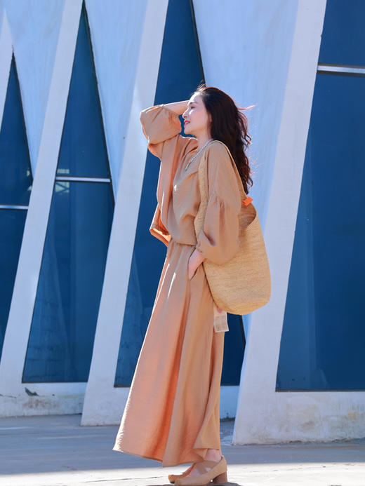 【线上专属】新中式上衣（25708405-玄黄-结缘款） 商品图0