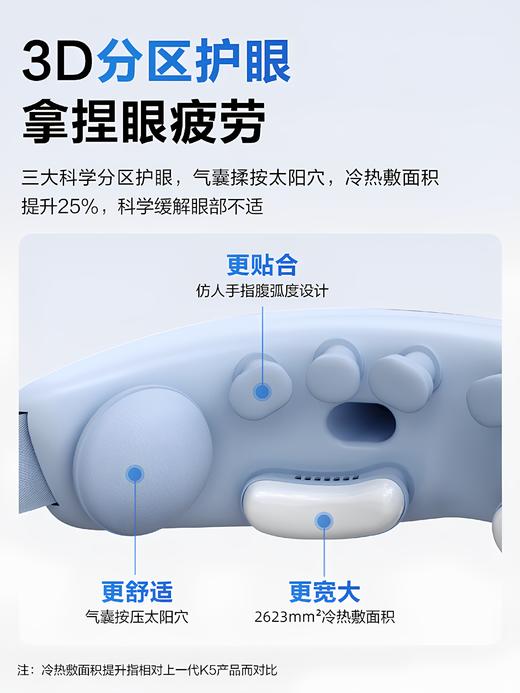 SKG K7 眼部按摩仪 冷热美眼仪 眼睛干涩疲劳美护眼仪 教师节礼物一博同款 商品图3