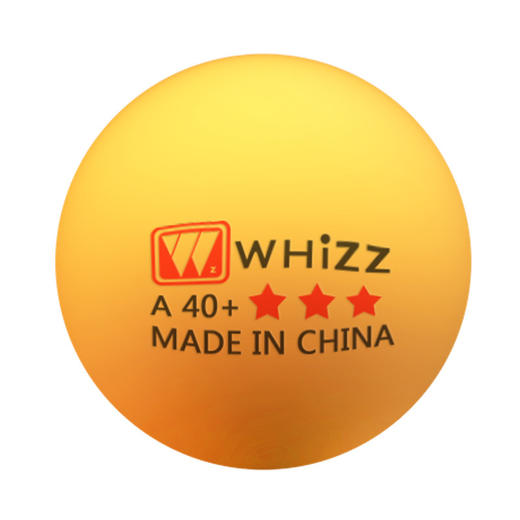 伟强国标训练三星乒乓球 ABS新材料40+无缝黄白乒乓球1个 商品图2