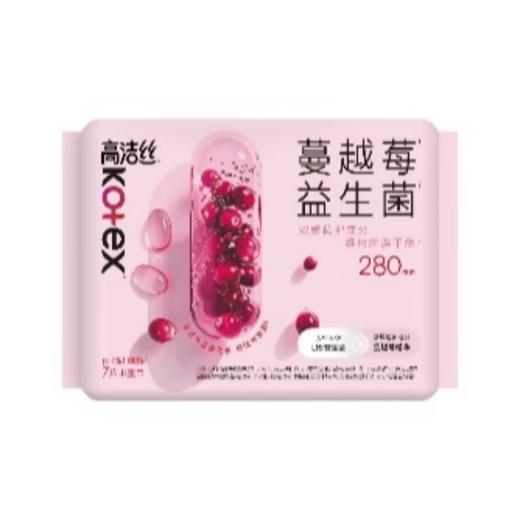 高洁丝蔓越莓卫生巾280 7P 商品图0