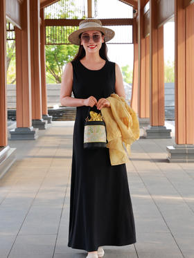 【2026东衣作】宽肩吊带裙（24818872b京元）