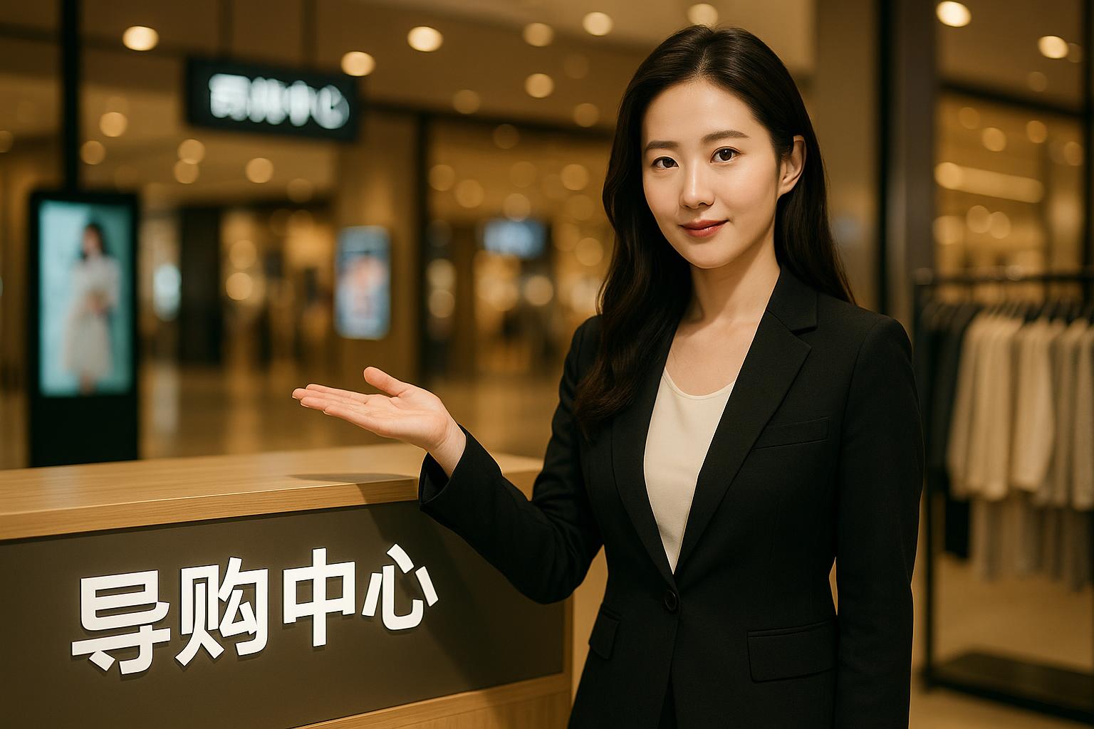 商场导购中间具体指什么角色？