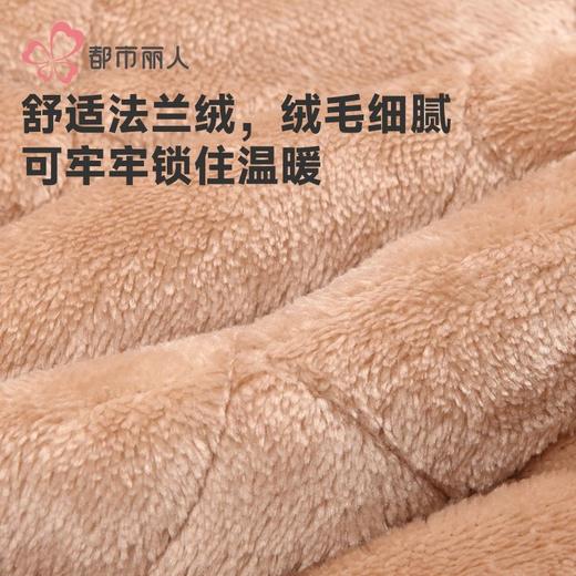 都市丽人童装中厚夹棉套装家居服长袖长裤法兰绒夹棉秋冬睡衣JHT1A3 商品图3