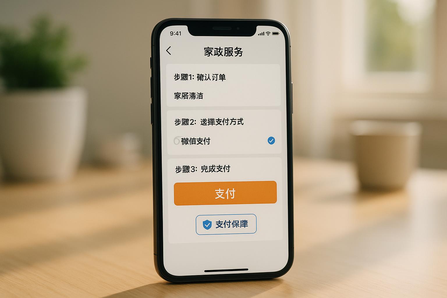 家政小程序能够选择哪些支付方式？