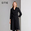 EITIE爱特爱小翻V领复古优雅收腰显瘦保暖秋冬新款连衣裙8407116 商品缩略图0