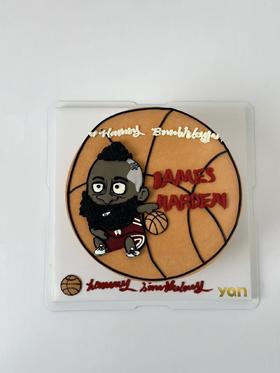 哈登篮球主题蛋糕