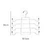 收纳神器挂勾 内衣挂架衣柜内学生宿舍省空间背心丝巾架多功能吊带衣架4层1个 商品缩略图3
