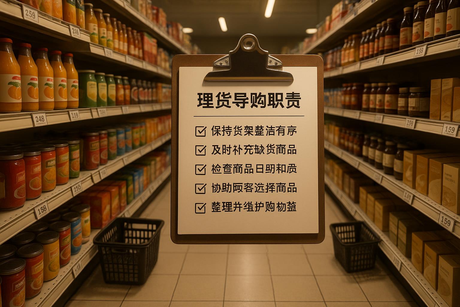 理货导购兼职日常做什么？