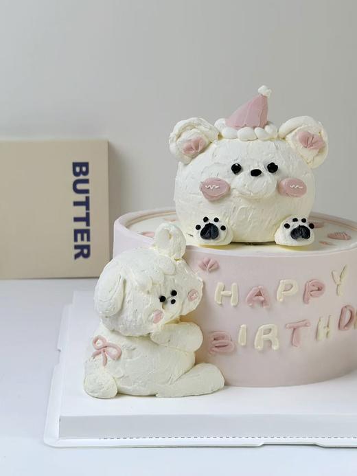 软萌小熊生日蛋糕 商品图1