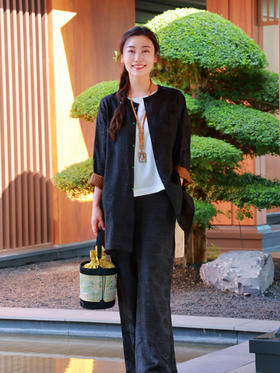 【抖音专属】新中式衬衣(20710384B-暮云-高定款)