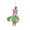 北京仓｜Felt So Good-Mistletoe Meows Cat-霓虹毛衣 小猫 羊毛毡 挂件［英国设计师］ 商品缩略图0