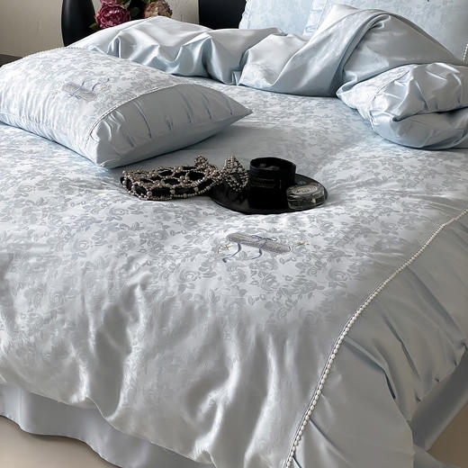 自然醒50支全棉提花四件套-晨露微光AN 商品图5