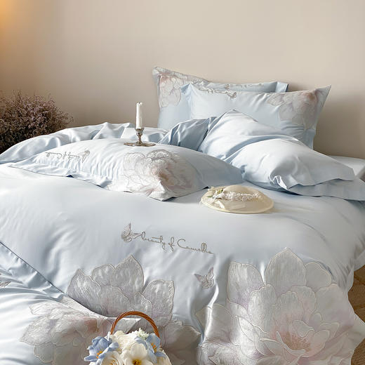 自然醒A类50支全棉刺绣四件套-雅花舒棉AN 商品图14