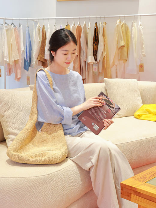 【抖音专属】直筒裤（25709207C-玉色-结缘款） 商品图3