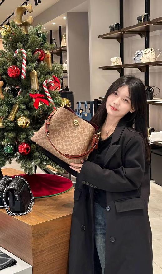 KC水桶包 Willow系列  经典棕色老花 商品图13