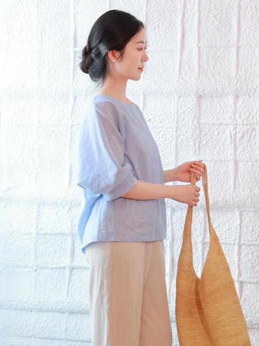 【抖音专属】直筒裤（25709207C-玉色-结缘款） 商品图2