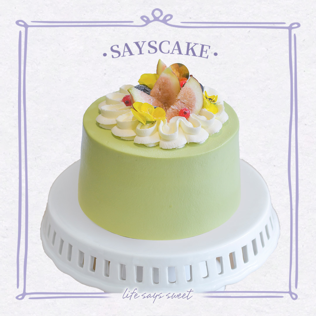 【预定】笑意开心果戚风蛋糕 Pistachio Matcha Chiffon Cake
