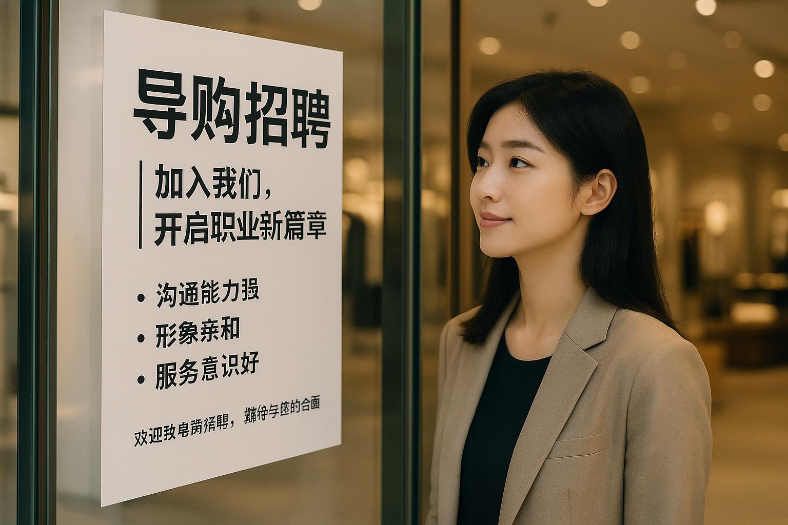 应聘导购需要哪些硬性条件？