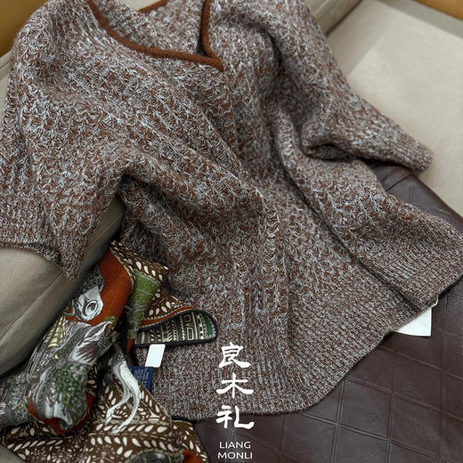 【不退不换】良木礼山羊绒上衣（Q2584222F） 商品图5