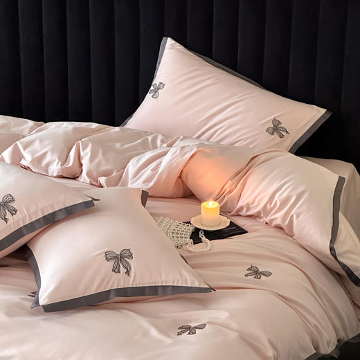 自然醒A类50支磨毛四件套-爱与蝶AN 商品图12