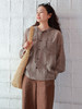 【抖音专属】新中式上衣（25710245-石莲褐-结缘款） 商品缩略图2