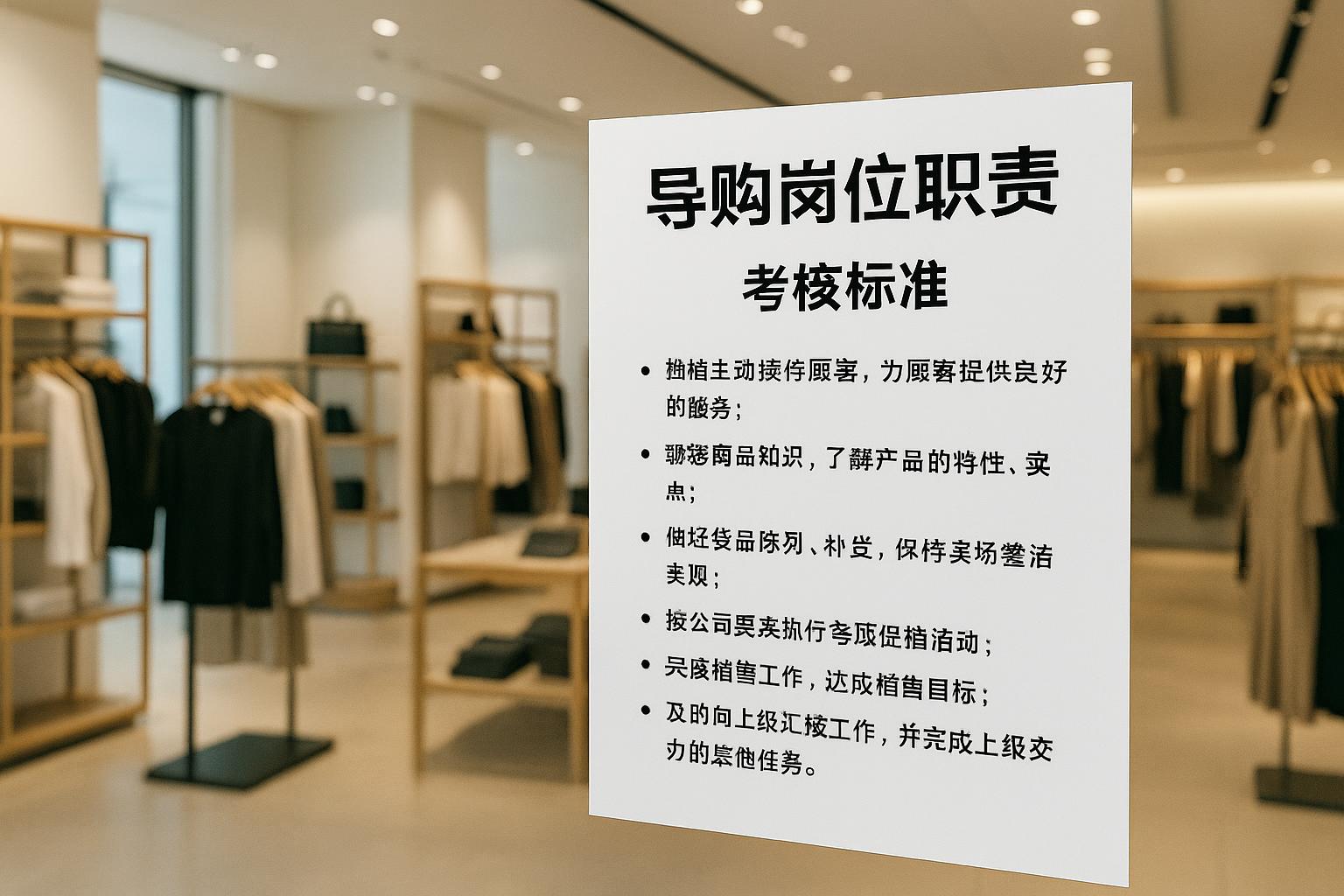导购平时主要做哪些工作内容？