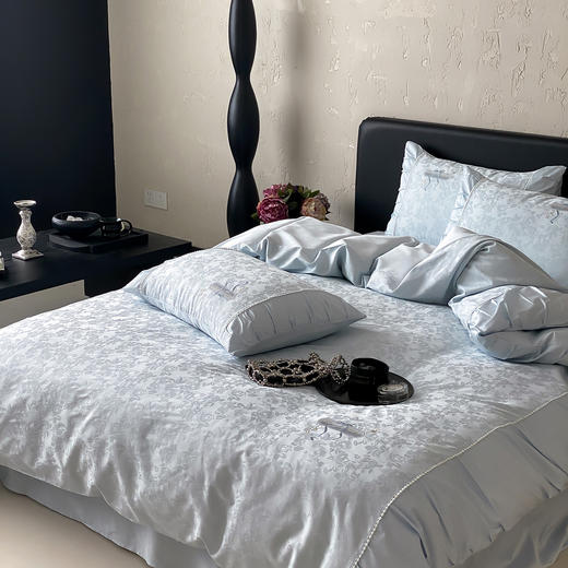 自然醒50支全棉提花四件套-晨露微光AN 商品图7