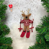 北京仓｜Felt So Good-Blitzen the Skiing Reindeer-滑雪麋鹿 布利岑 羊毛毡 挂件［英国设计师］ 商品缩略图2
