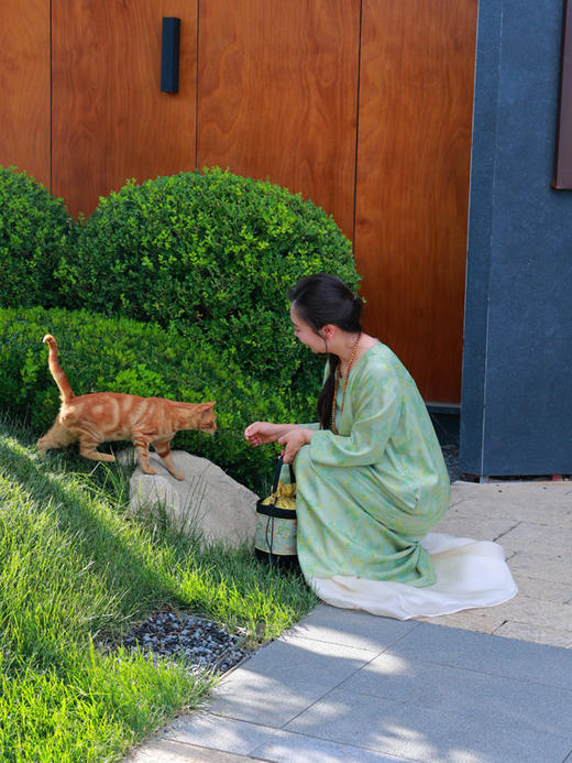 【直播间专属】新中式连衣裙（25707344青玉案-奢定款） 商品图3