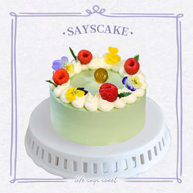 浓情开心果慕斯蛋糕 Pistacchio Rasberry Mousse Cake