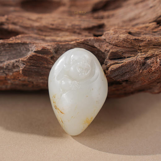 新疆国玉盟世玉白玉挂件(佛)【带证书·顺丰物流】 商品图0