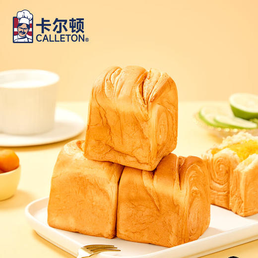 【分仓直发包邮】卡尔顿咸蛋黄盒子面包480g 商品图3