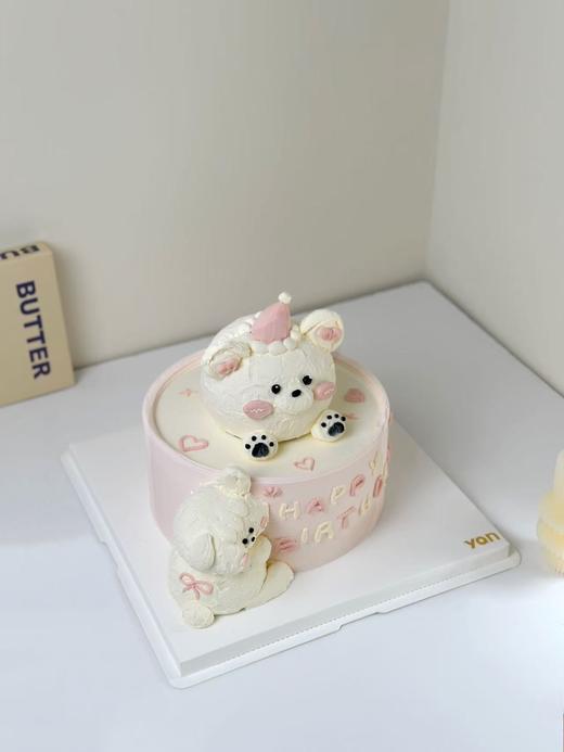 软萌小熊生日蛋糕 商品图2