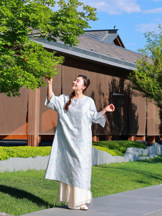 【2026东衣作】新中式连衣裙（25707343风入竹-高定款） 商品图2