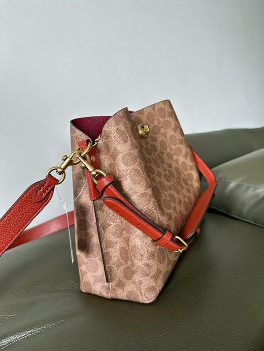 KC水桶包 Willow系列  经典棕色老花 商品图3