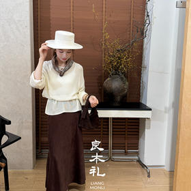 【部分现货/务必干洗】良木礼超纤绒半裙（Q258274）