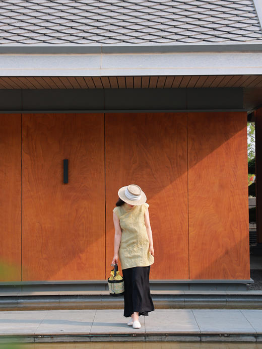 【抖音专属】新中式连衣裙（25707322-金银花） 商品图4