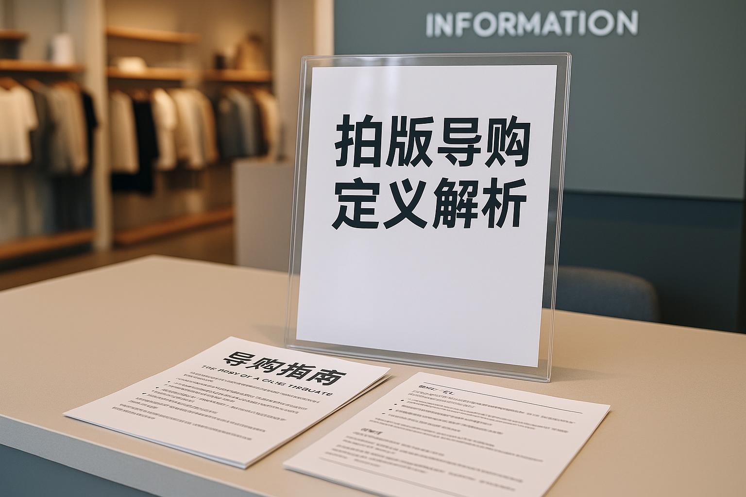 什么是“拍版导购”？行业定义解析