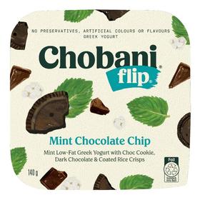Chobani薄荷巧克力味希腊式风味发酵乳（翻趣杯）140g/杯 酸奶